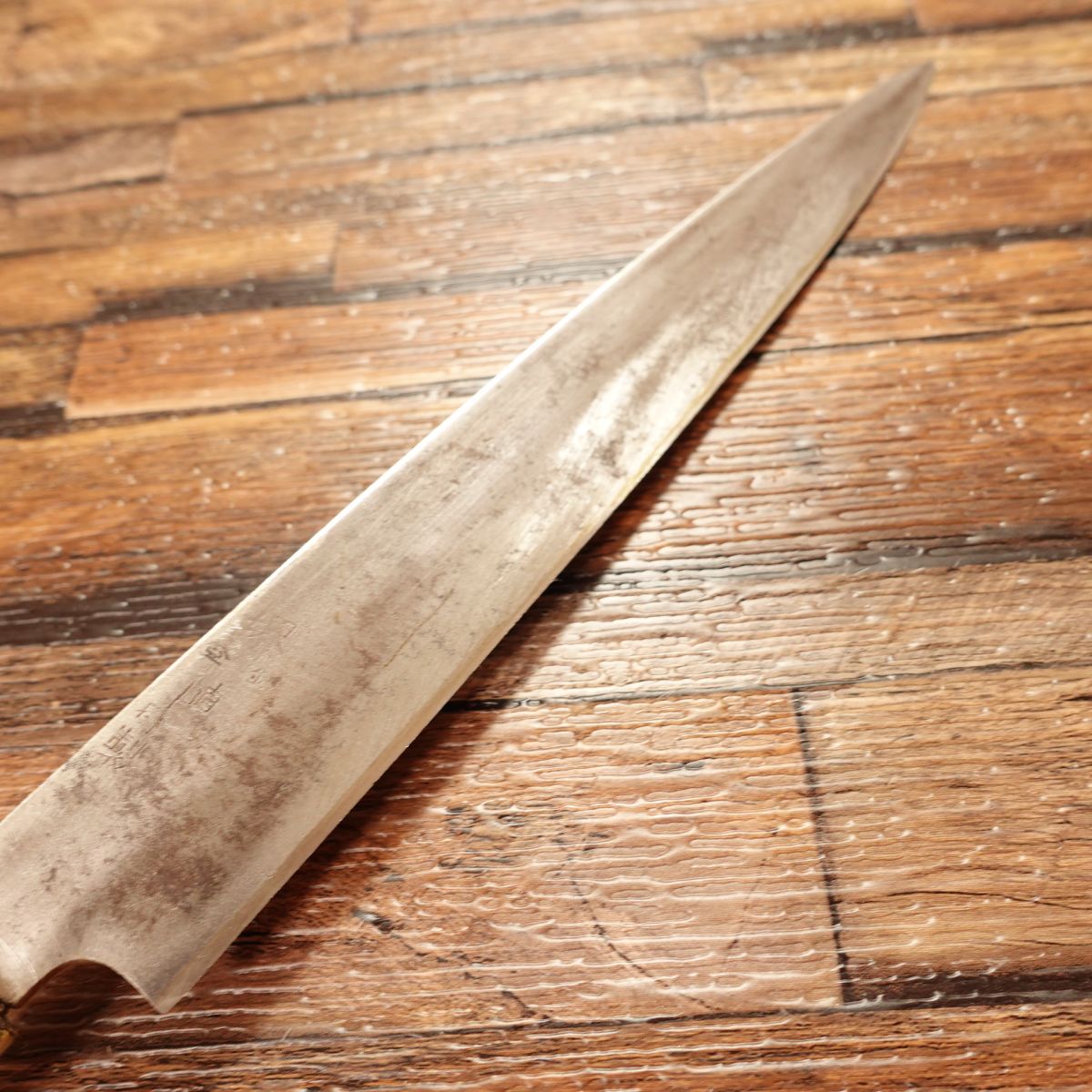 Sakai Naokazu Yanagiba Knife, Sharpened, Sashimi Knife, Special Steel, Willow-leaf Blade