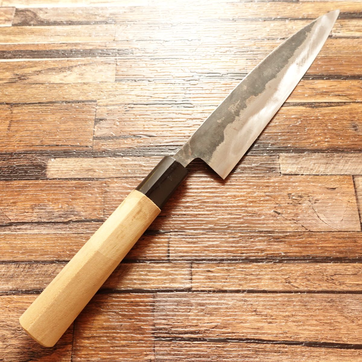 Tosa Yanagiba Knife, Sharpened, Sashimi Knife, Special Edition, Blacksmith Finish, Double-Edged