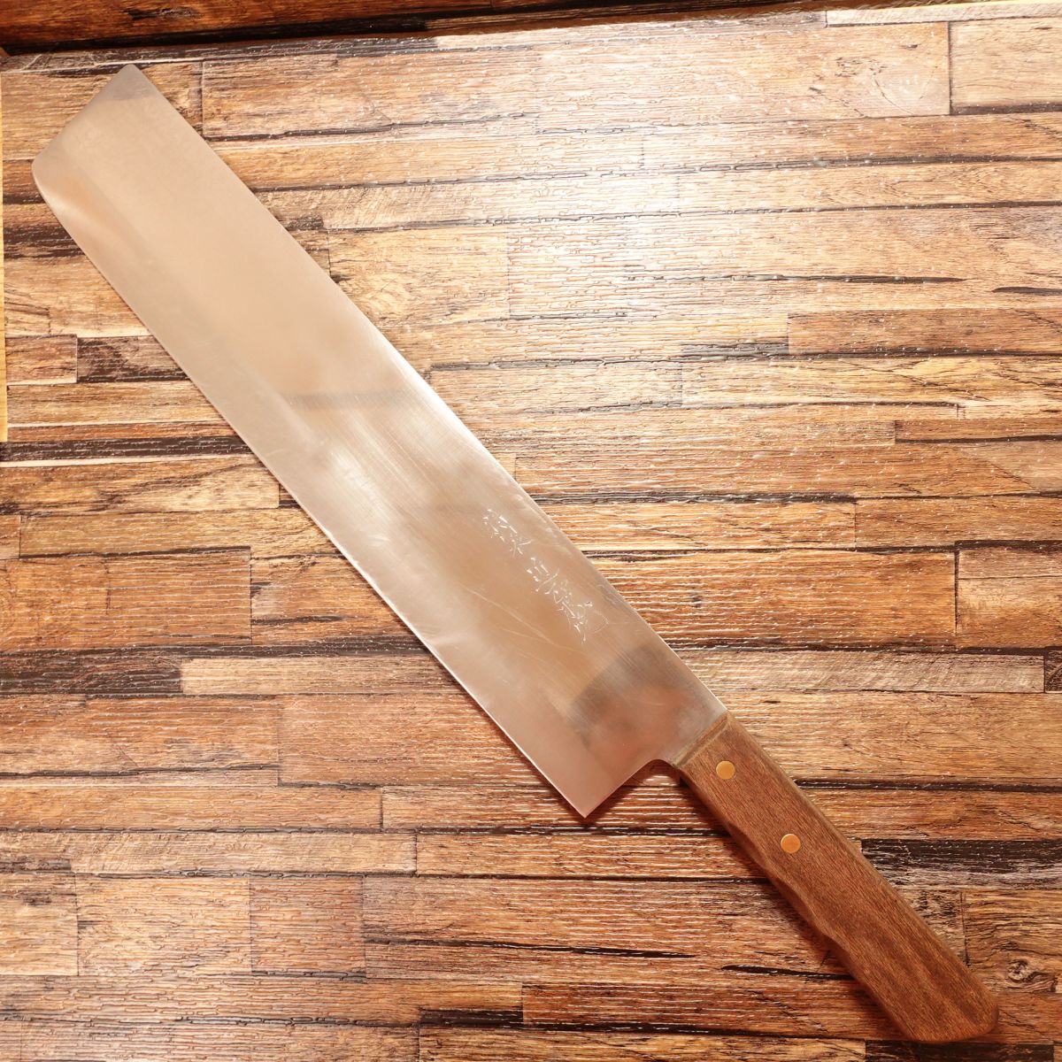 Chikamasa Katsu Watermelon Knife, Sharpened, Large Nakiri, Thin Blade, Suika Knife