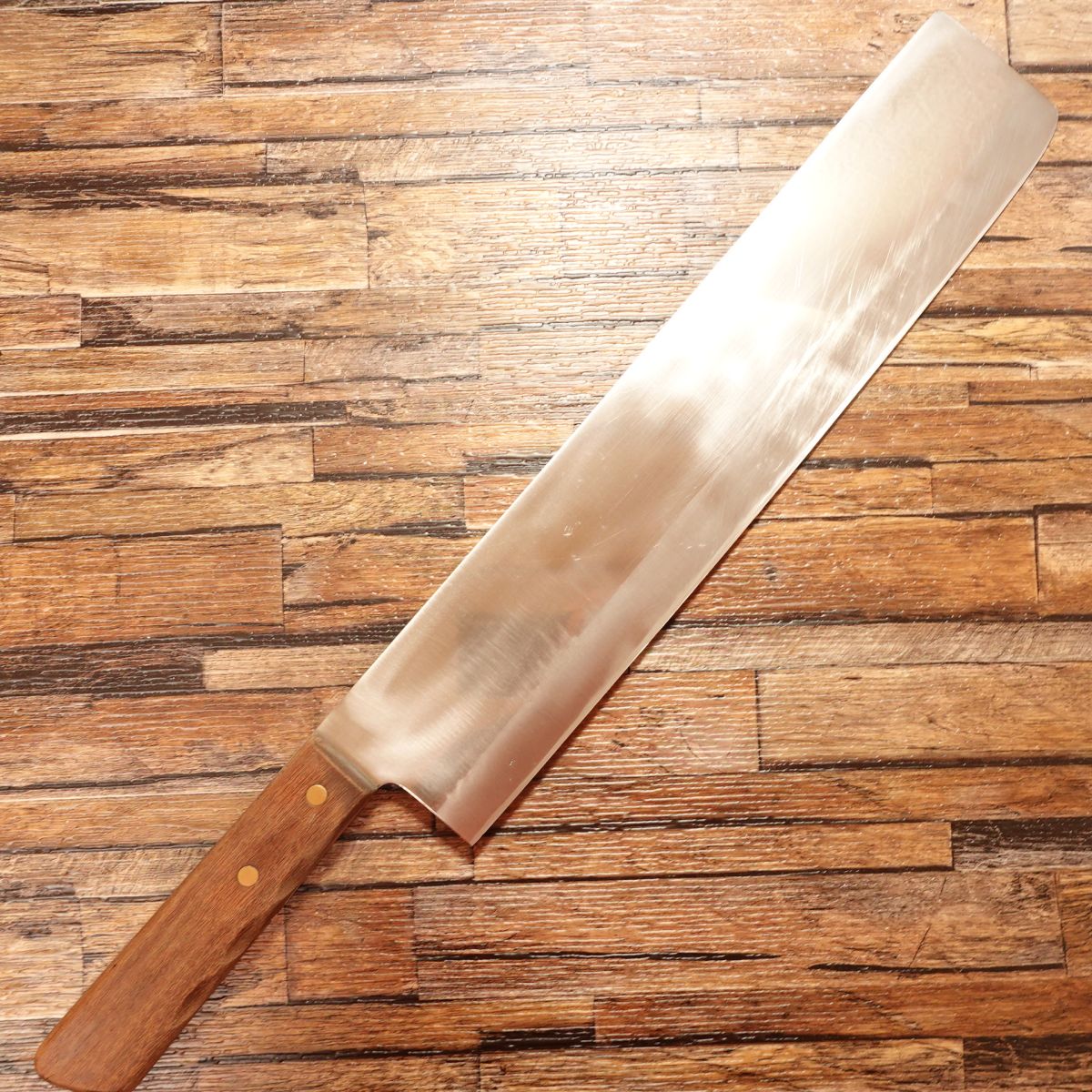 Chikamasa Katsu Watermelon Knife, Sharpened, Large Nakiri, Thin Blade, Suika Knife