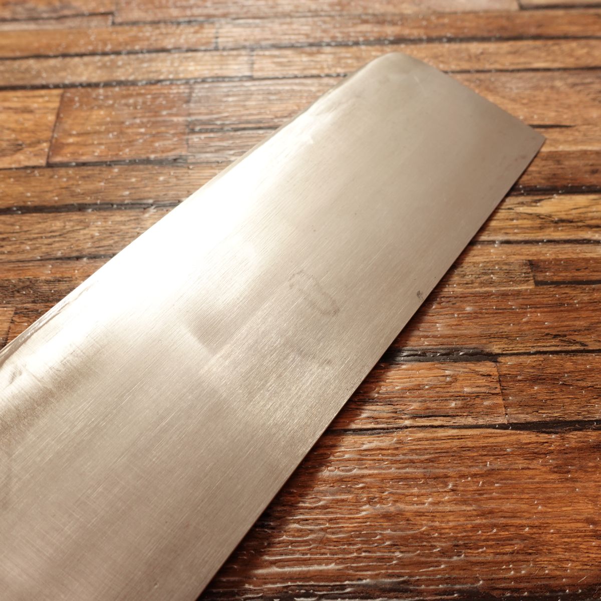 Minamoto Naotsugu Watermelon Knife, Sharpened, Large Nakiri, Osaka Central Market, Thin Blade, Wooden Sheath, Moto Zakoba