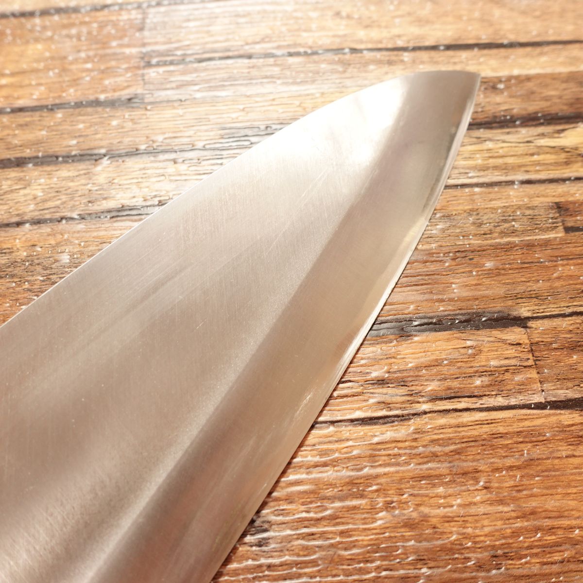 Sakai Kunisuke Large Deba Knife, Sharpened, Water Buffalo Horn Handle, Near Unused, Minimal Signs of Use