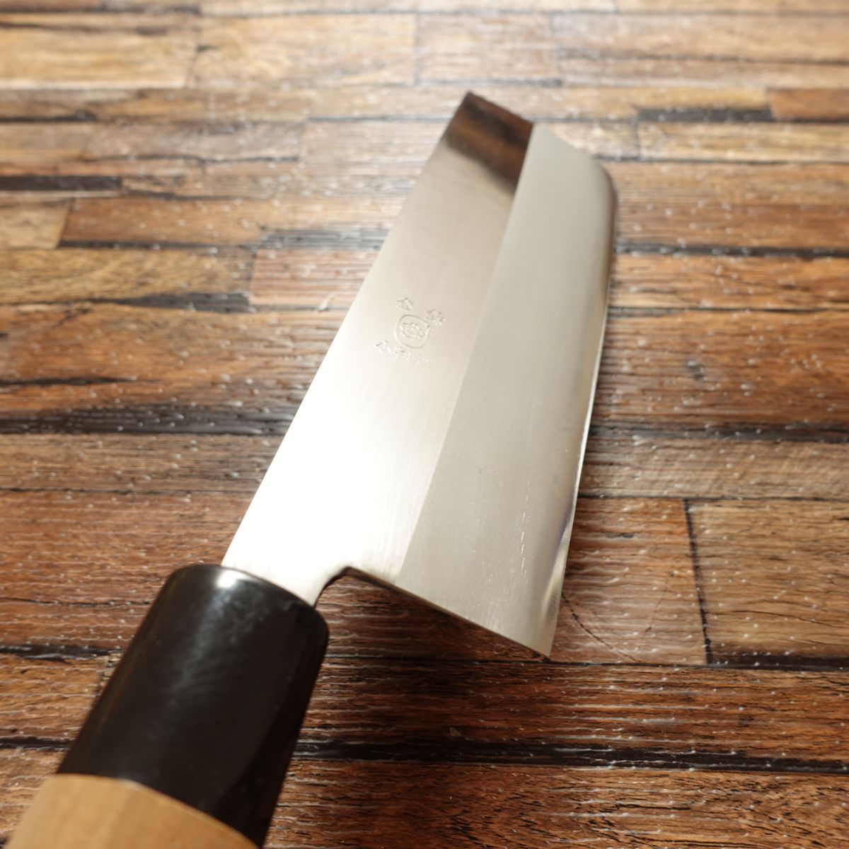 Koban Sakura Nakiri Knife, Sharpened, Thin Blade, Nakiri, Hagane Steel, Unused Storage Item