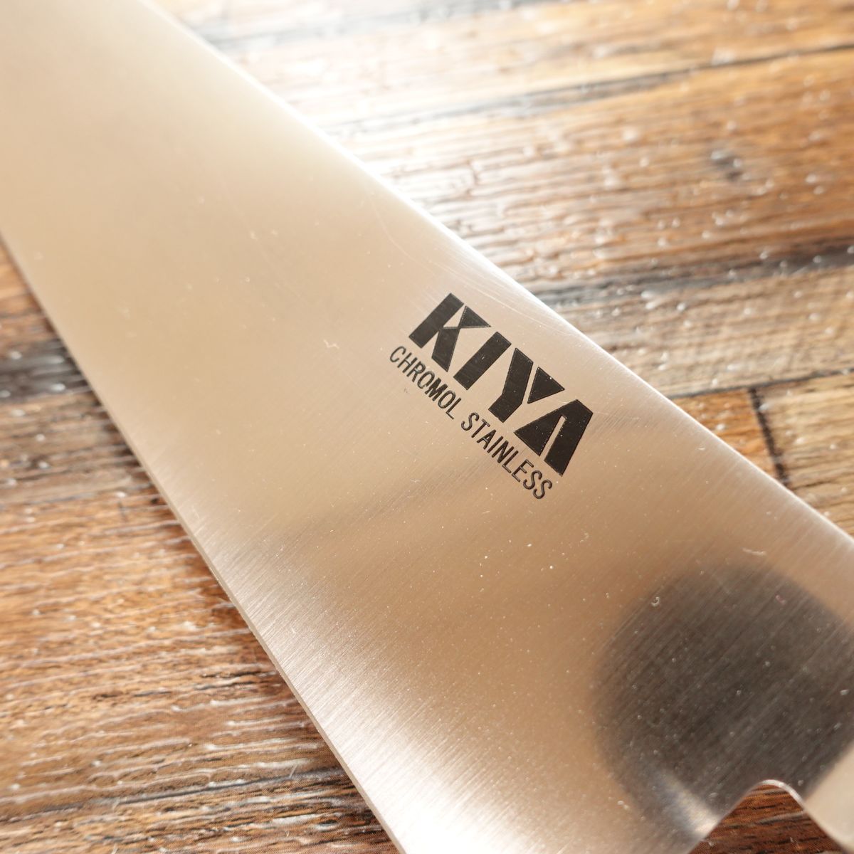 KIYA Santoku Knife, Sharpened, All-Purpose Knife, Chromoly Stainless Steel