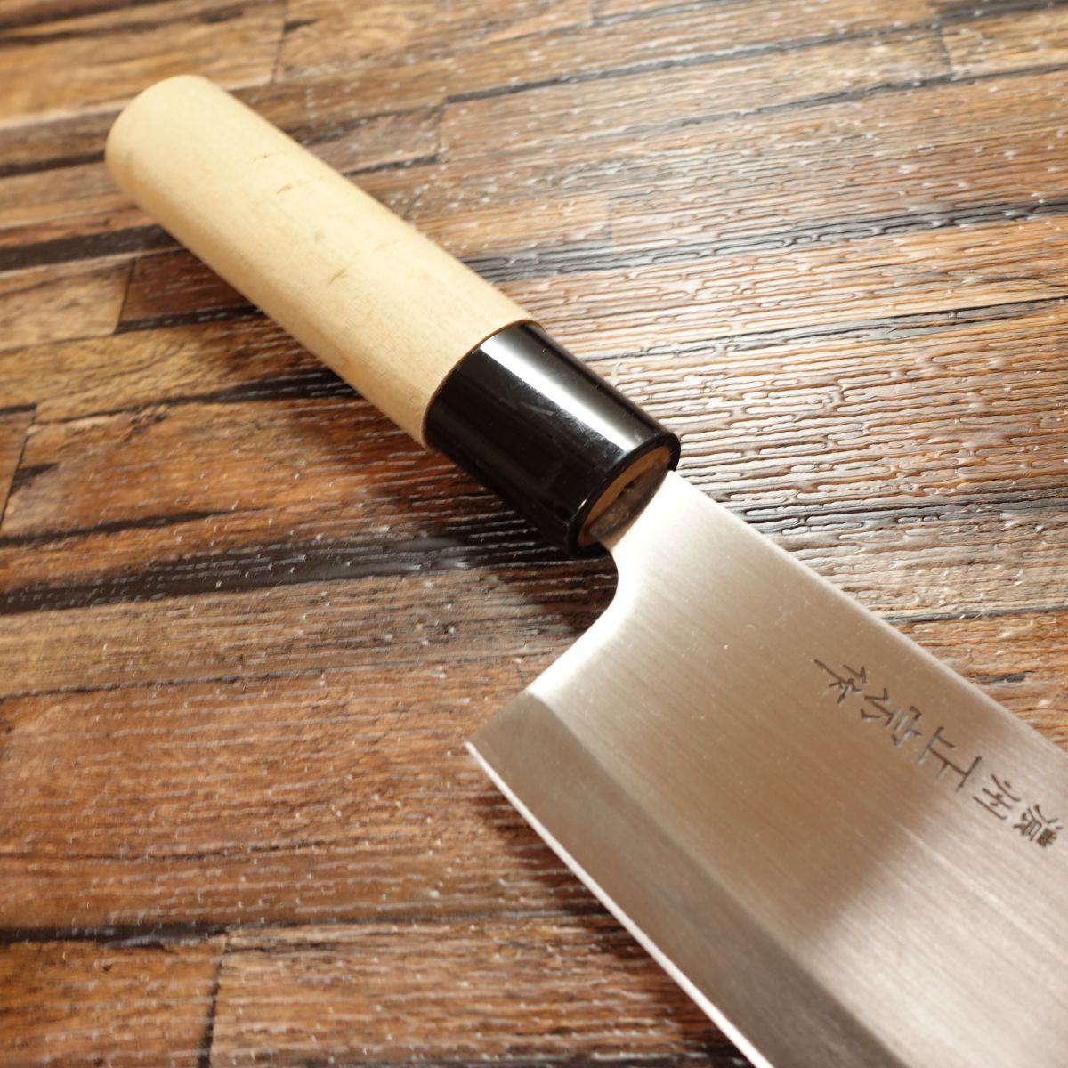 Noshu Magoroku Nakiri Knife, Sharpened, Thin Blade, Stainless Steel, Nakiri