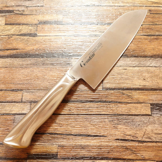 Grandam Santoku Knife, Sharpened, All-Purpose Knife, Full Stainless Steel