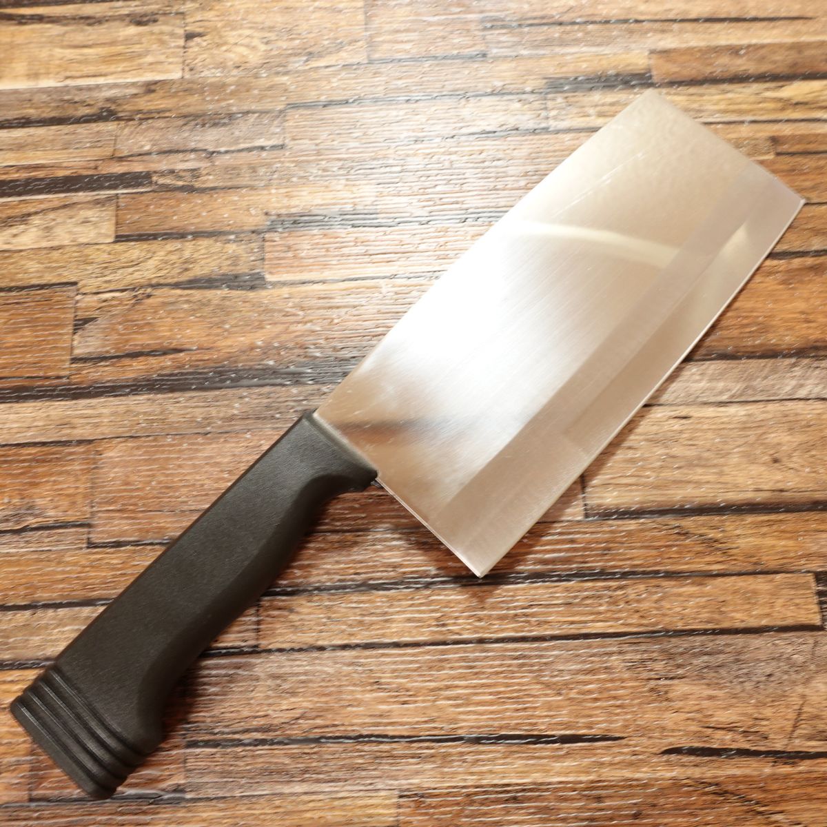 Chuka 2001 Chinese Cleaver, Sharpened, Stainless Steel, Lightly Used, Made in Japan