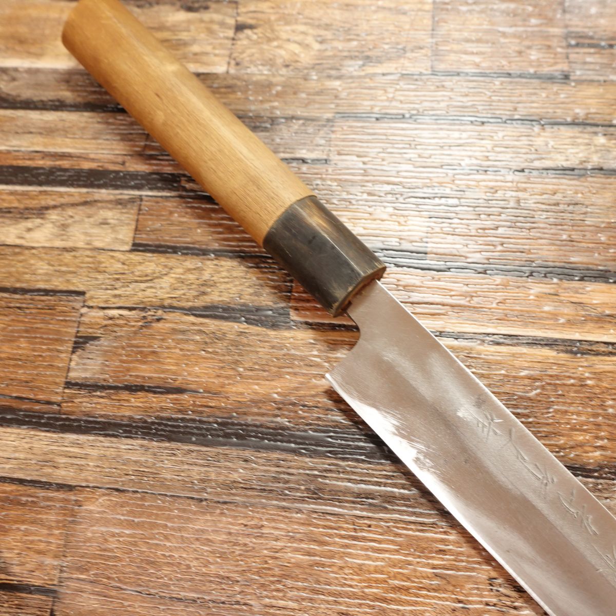 Sakai Takayuki Yanagiba Knife, Sharpened, Water Buffalo Handle, Sashimi Knife, Hagane Steel, Premium