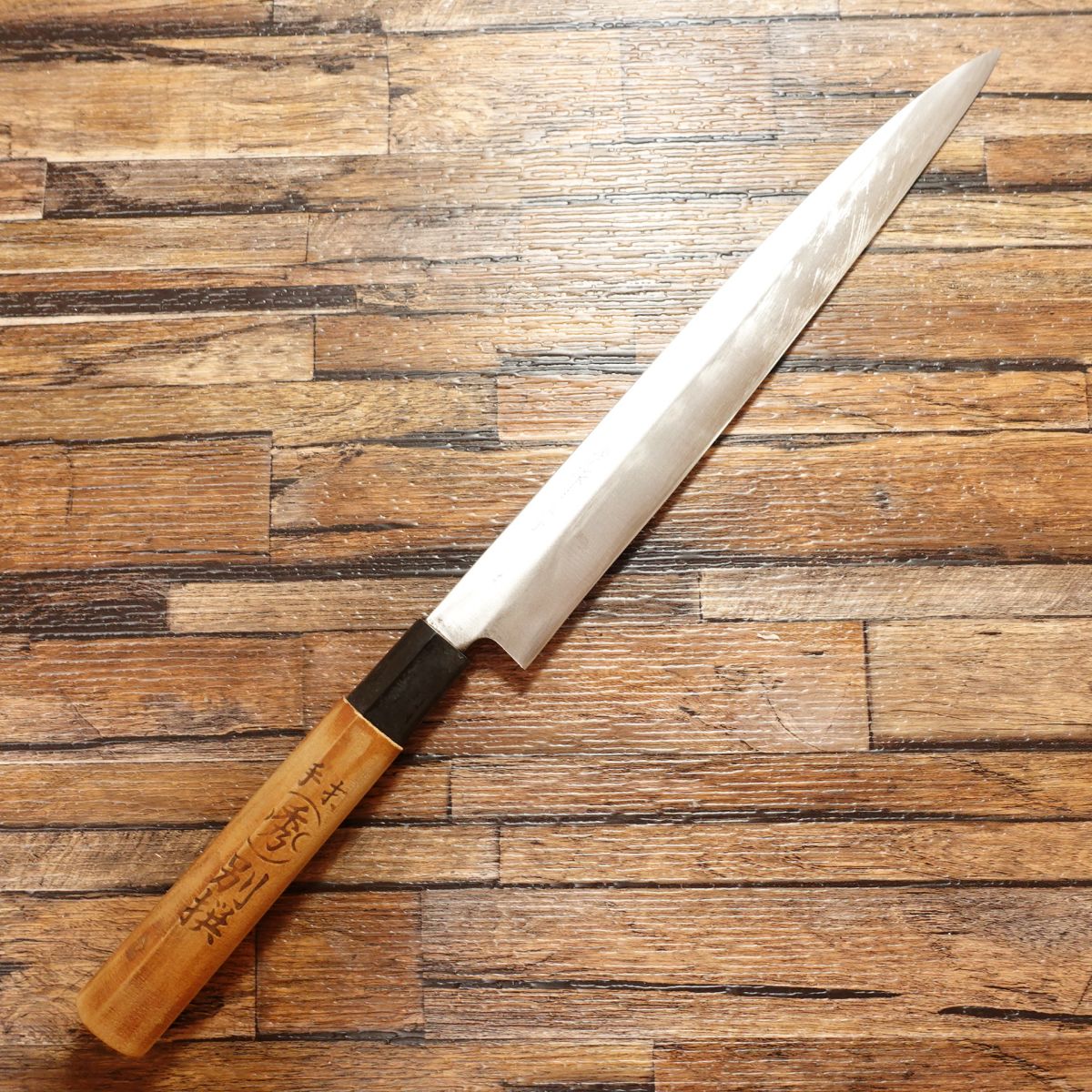 Shusaku Yanagiba Knife, Sharpened, Sashimi Knife, Hagane Steel, Hand-Forged, Special Selection