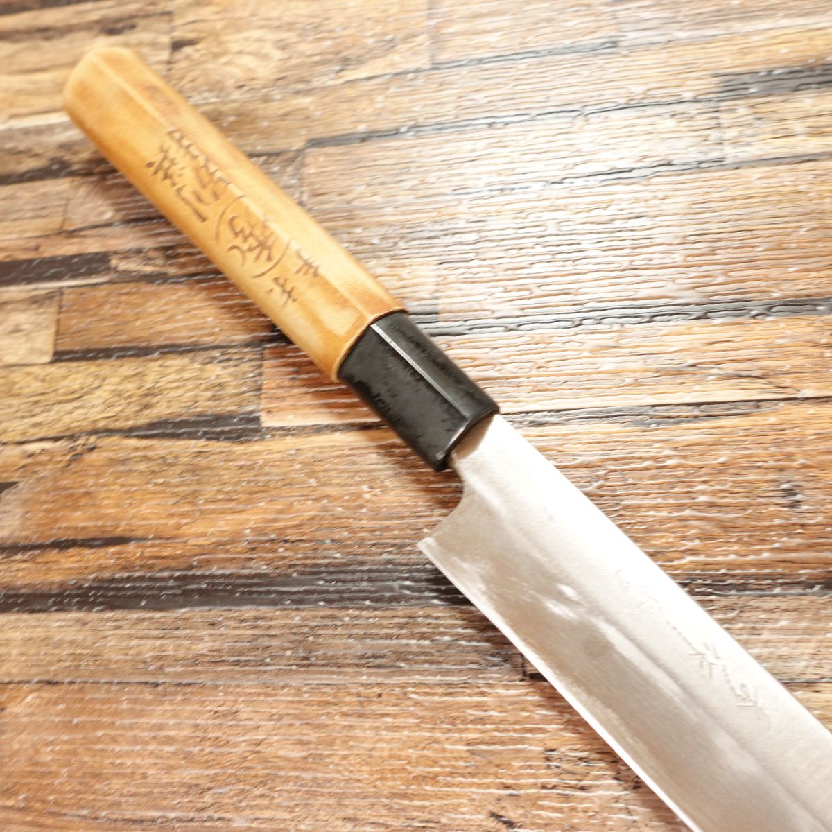 Shusaku Yanagiba Knife, Sharpened, Sashimi Knife, Hagane Steel, Hand-Forged, Special Selection