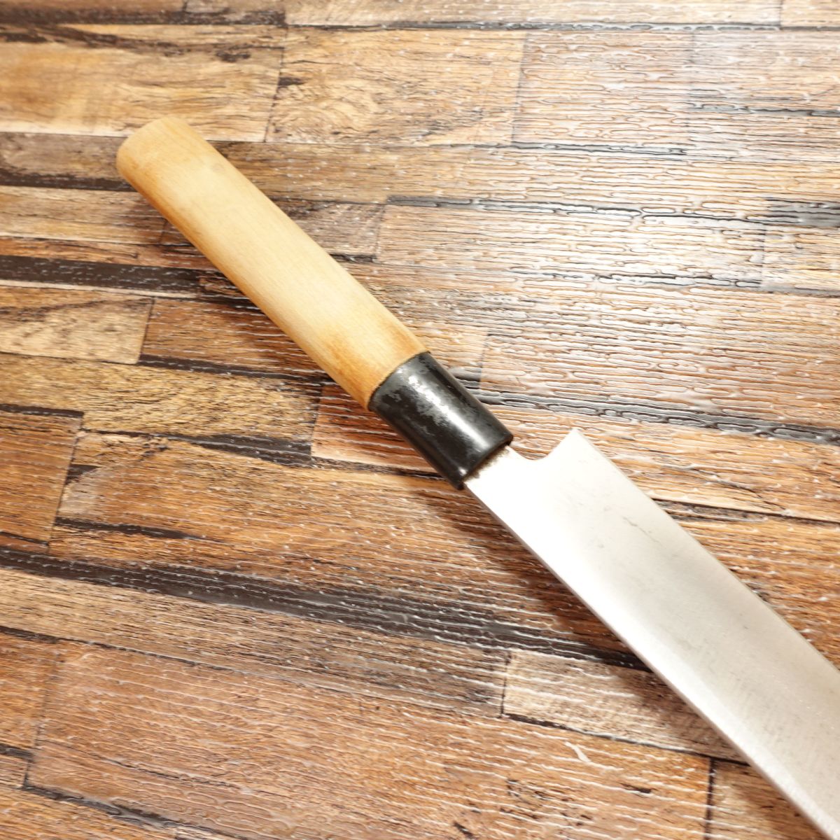 Shusaku Yanagiba Knife, Sharpened, Sashimi Knife, Hagane Steel, Hand-Forged, Special Selection