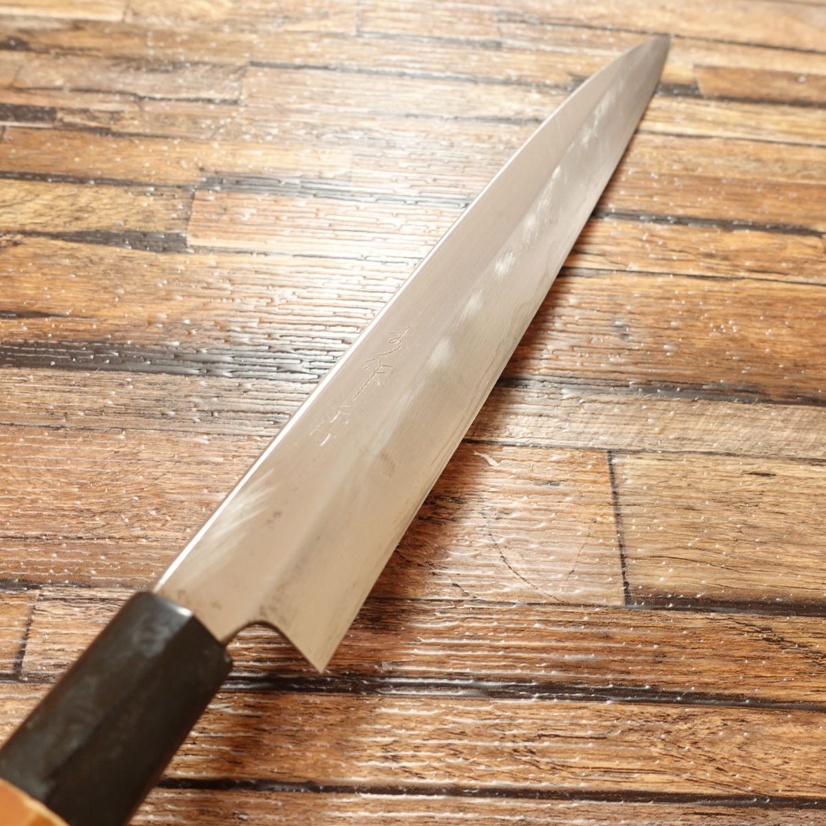 Shusaku Yanagiba Knife, Sharpened, Sashimi Knife, Hagane Steel, Hand-Forged, Special Selection