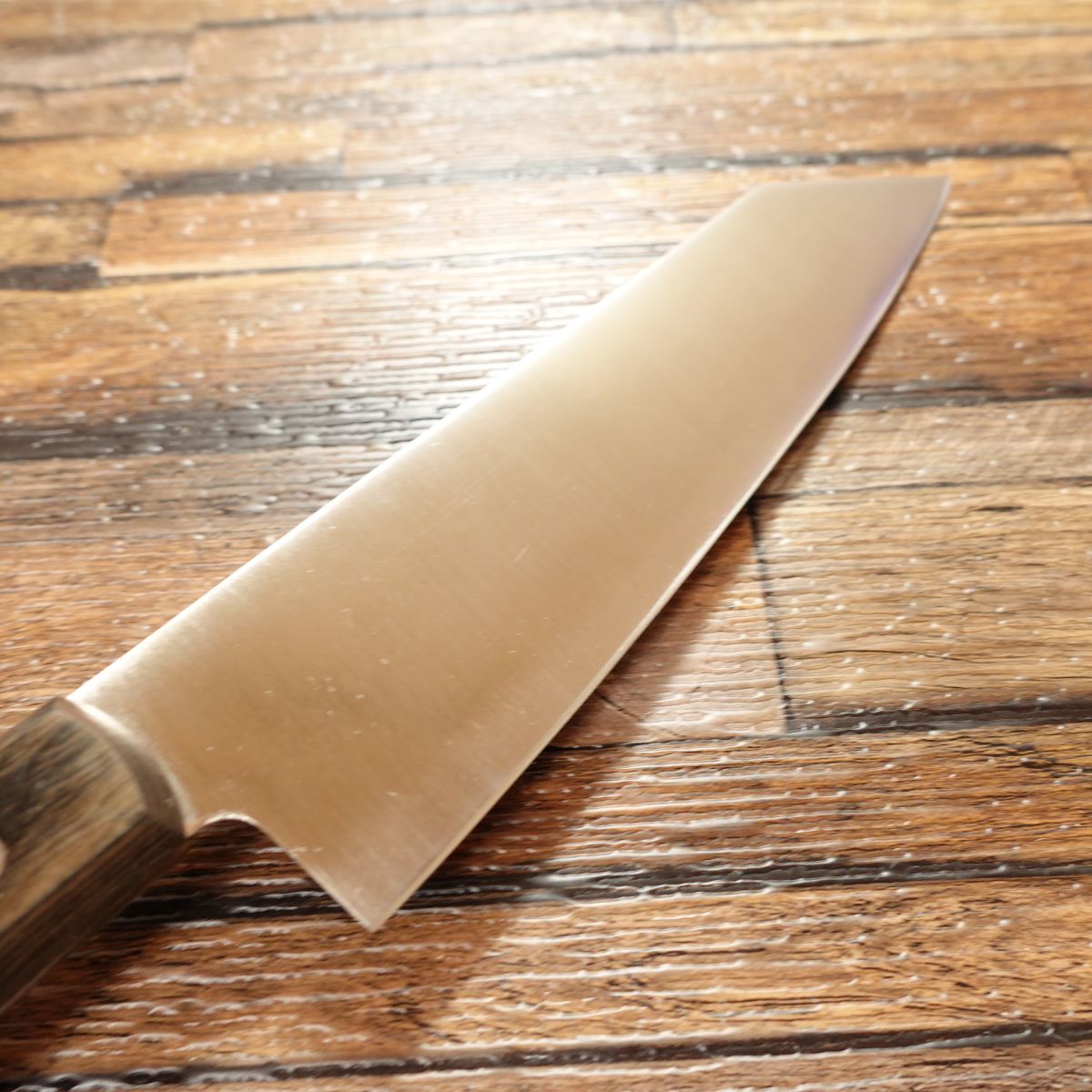 Musashi Bunka Knife, Sharpened, Santoku Knife, Hitachi Yasuki Steel, All-Purpose Knife, Unused in Storage