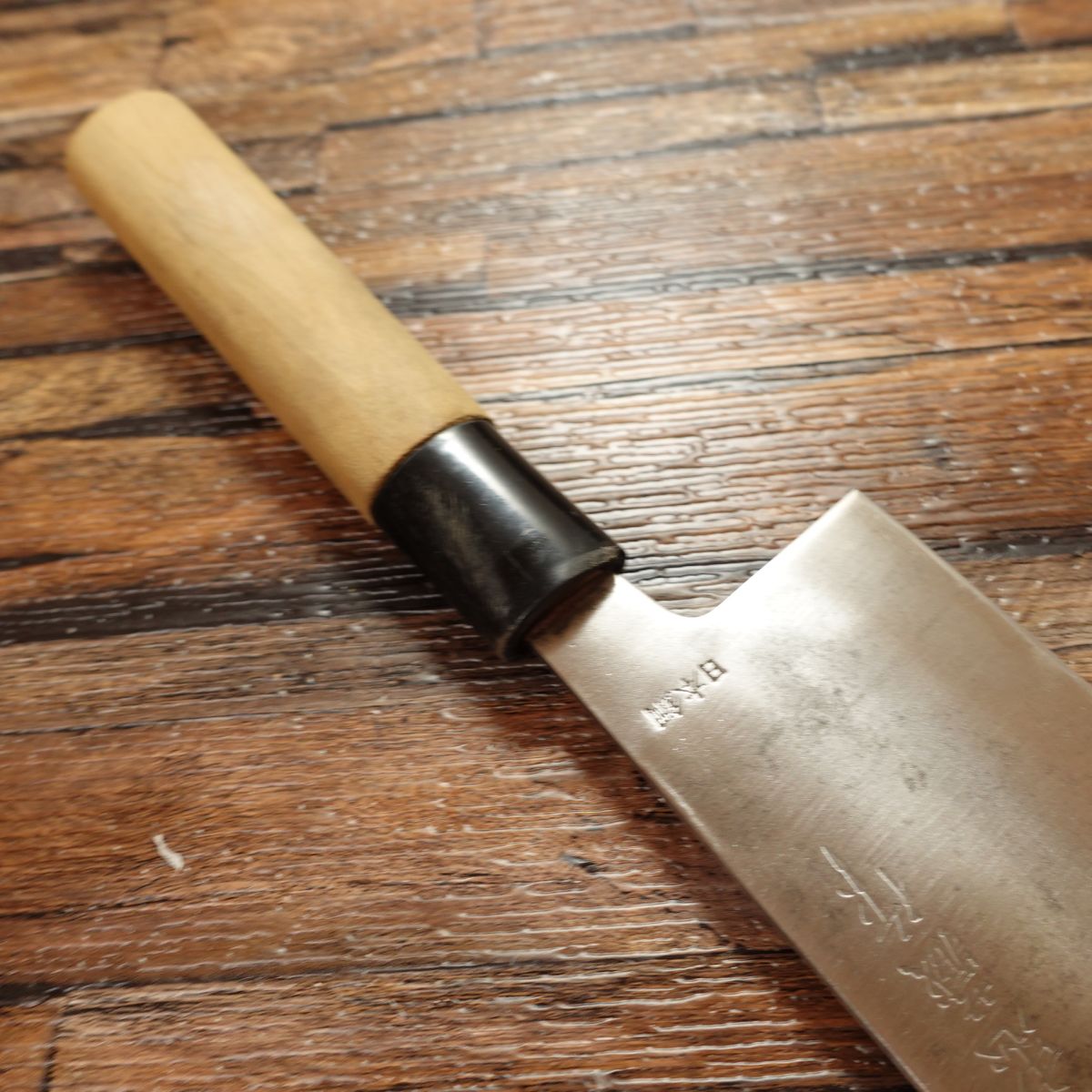 Chuzo Nakiri Knife, Sharpened, Thin Blade, Japanese Steel, Nakiri