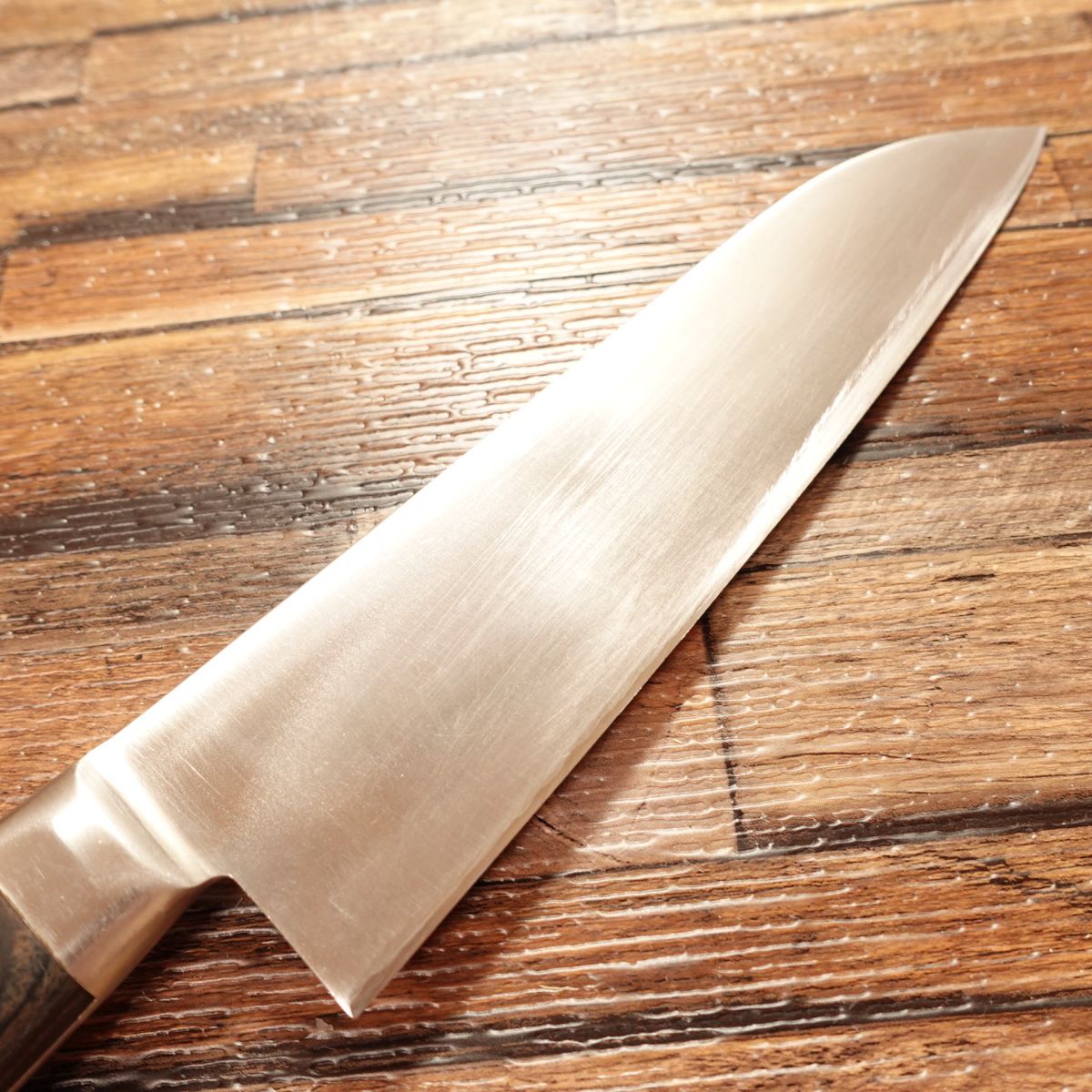 Kiya Santoku Knife, Sharpened, PM High-Speed Steel, Warikomi, All-purpose Knife