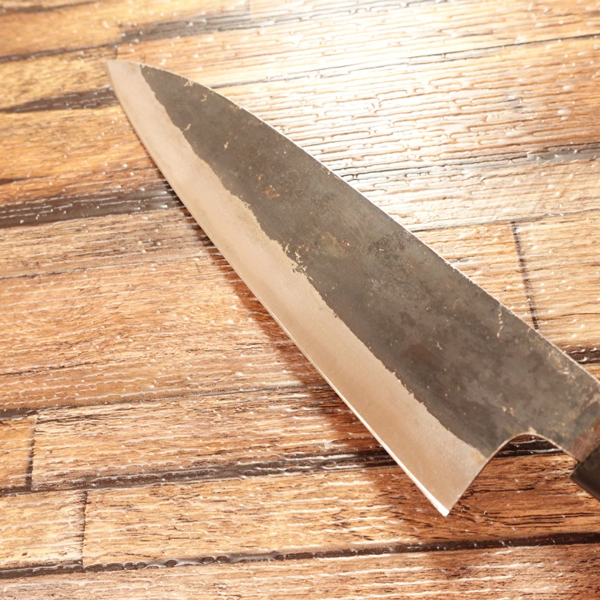 Tanegashima Hontane Santoku Knife, Sharpened, Black Forged, All-purpose Knife, Kagoshima