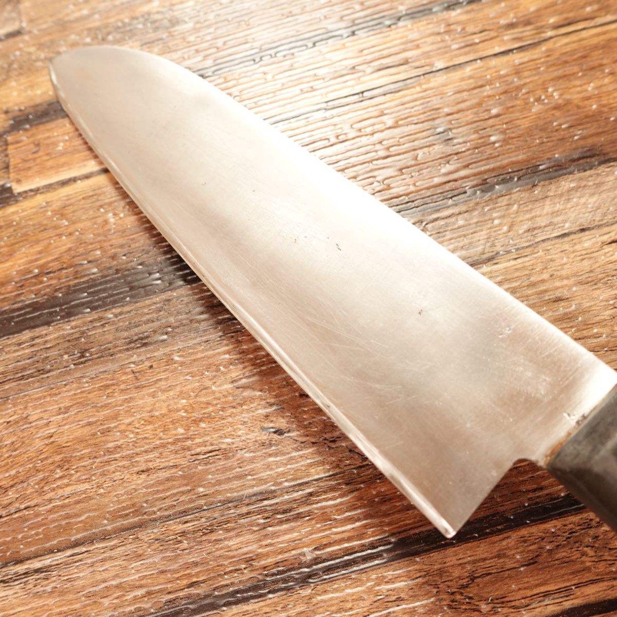 Kogen Saku Santoku Knife, Sharpened, All-purpose Knife, Hagane Hon-Warikomi