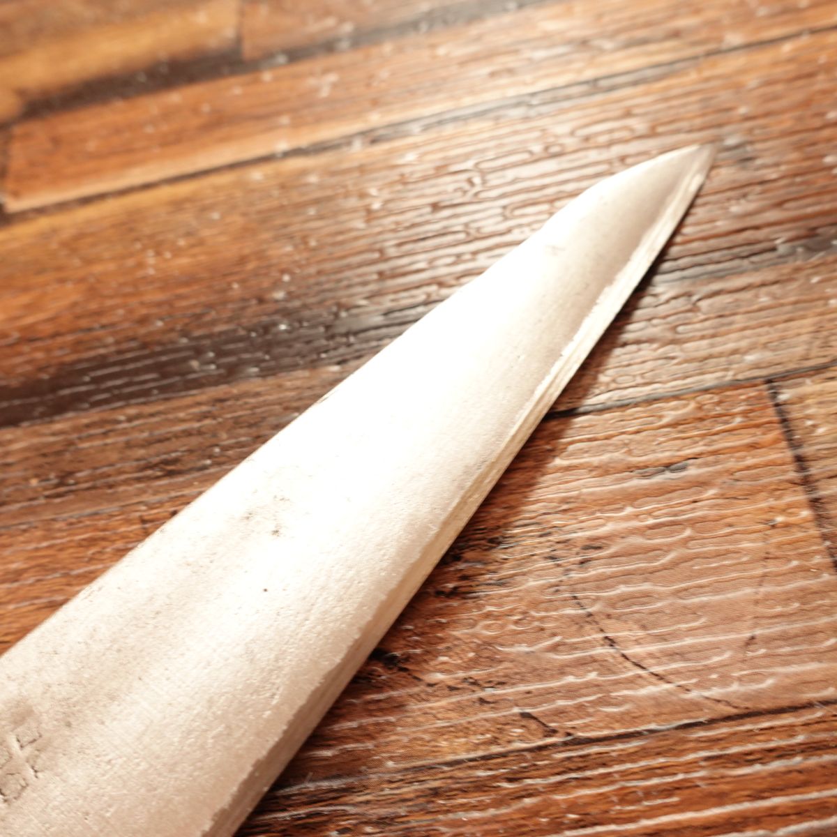 Minamoto Sukehisa Boning Knife, Sharpened, Single Bevel, Japanese Steel, Square-shaped, Honesuki