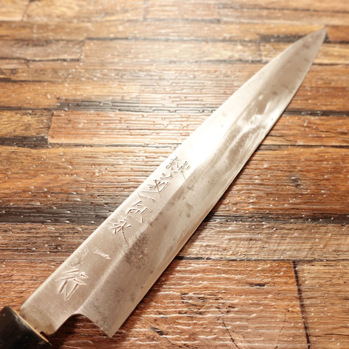 Nara Kikuichi Kanenaga Yanagiba Knife, Sharpened, Sashimi Knife, Single Bevel, Hagane Steel