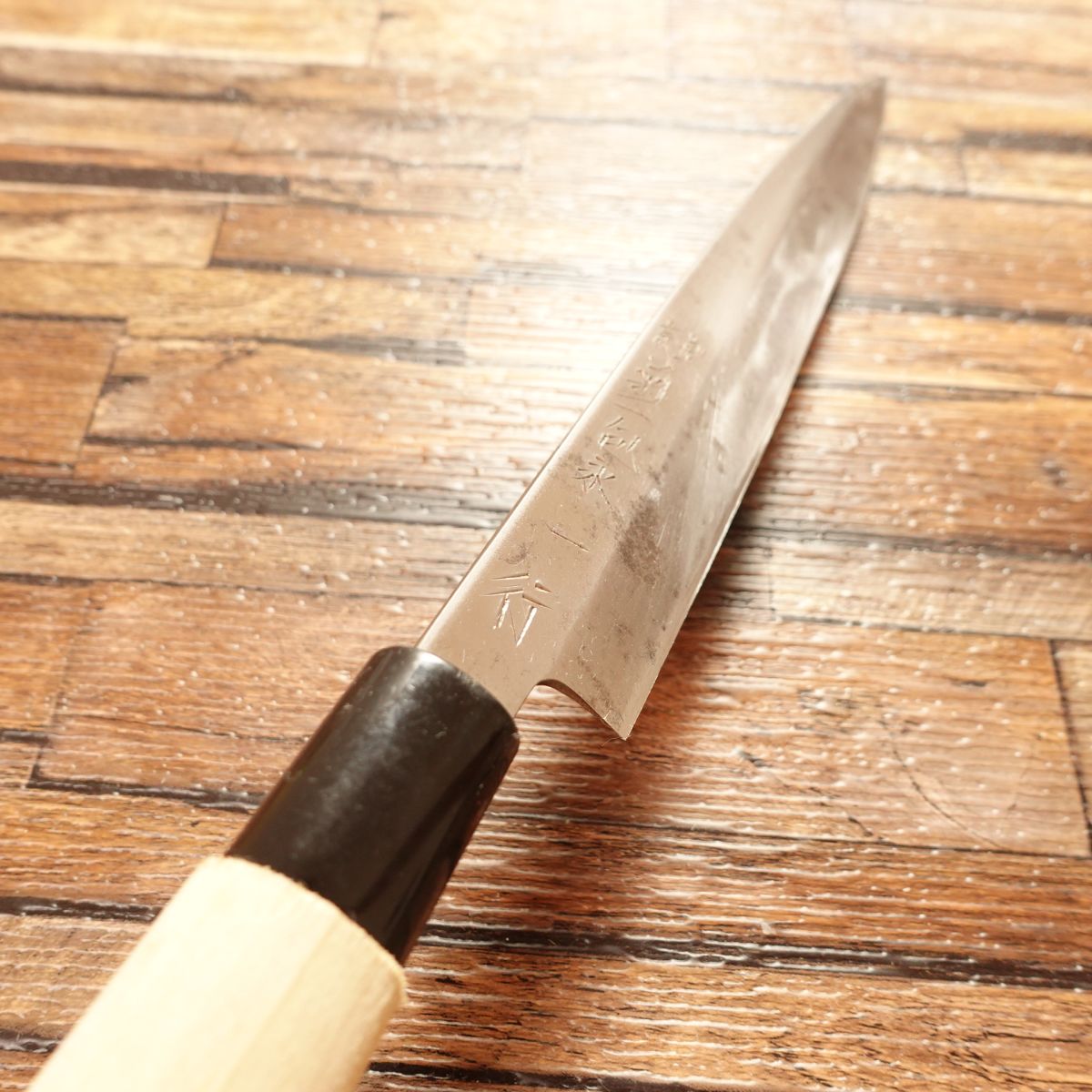 Nara Kikuichi Kanenaga Yanagiba Knife, Sharpened, Sashimi Knife, Single Bevel, Hagane Steel