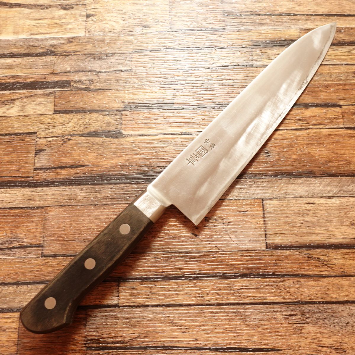 Aki Kuniaki Gyuto, Chef’s Knife, Sharpened, All-Purpose Knife, Warikomi, Hagane Steel