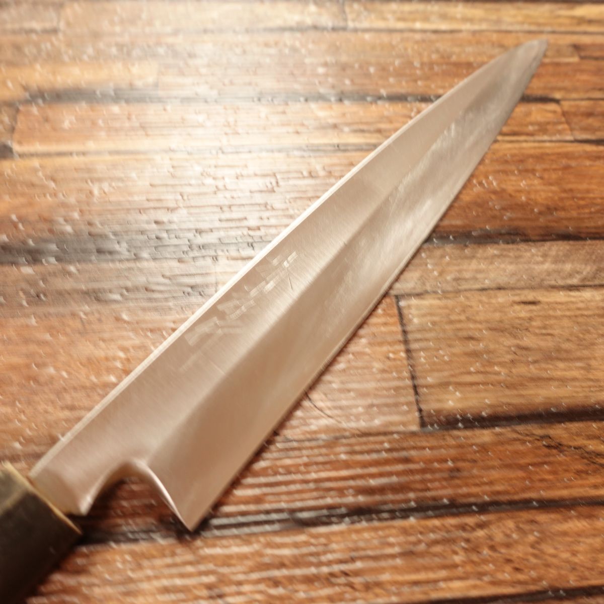 Sakai Takayuki Yanagiba Knife, Sharpened, Stainless Steel, Buffalo Horn Handle, Sashimi Knife, Single Bevel