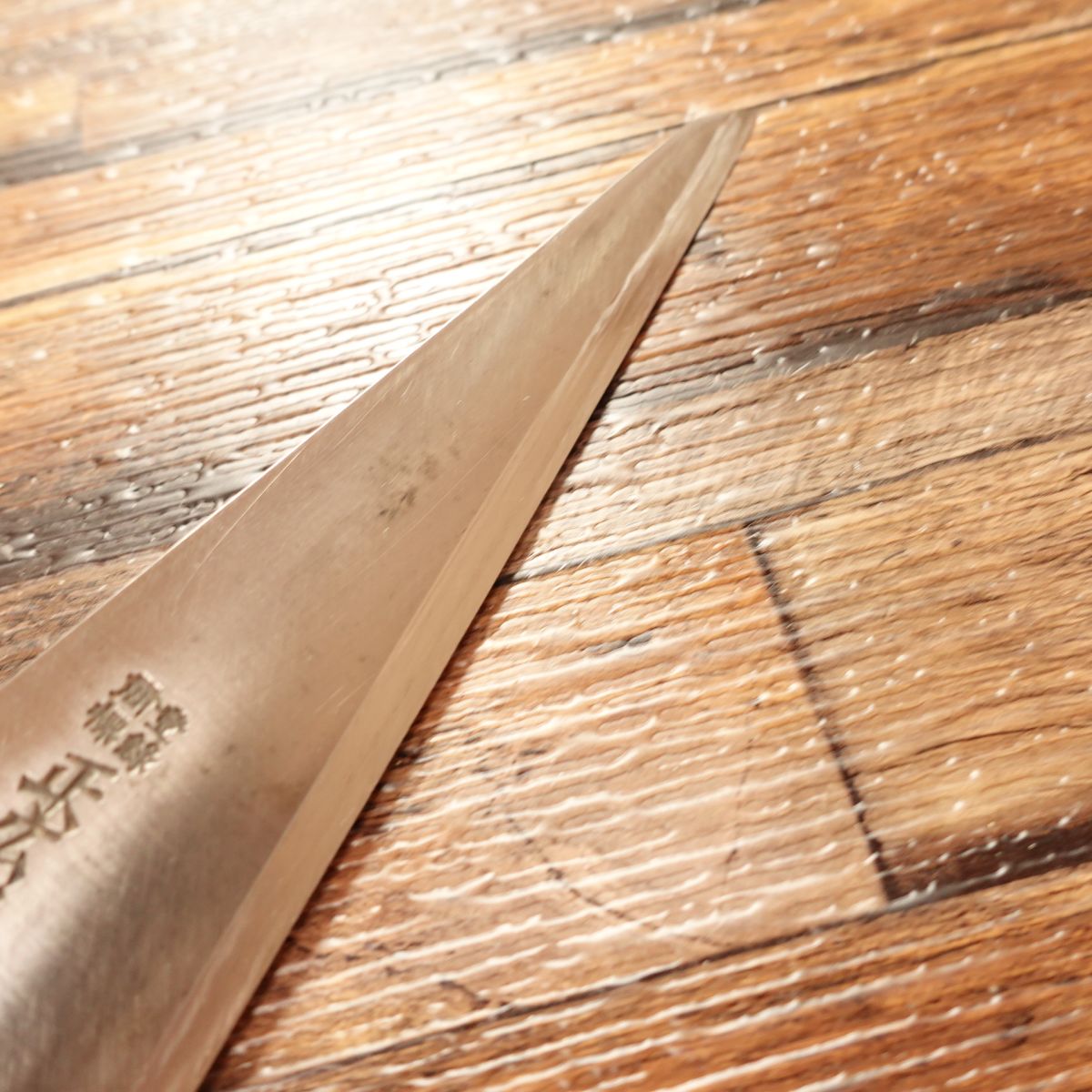 Masahiro Special Edition Honesuki Knife, Sharpened, Square-Point Boning Knife, Hagane Steel, Single Bevel