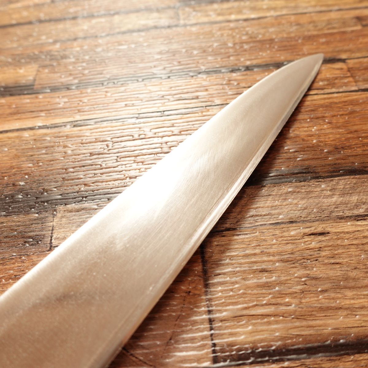 Fujitora Sujihiki, Sharpened, Stainless Steel Gyuto, 9:1 Bevel, Tojiro