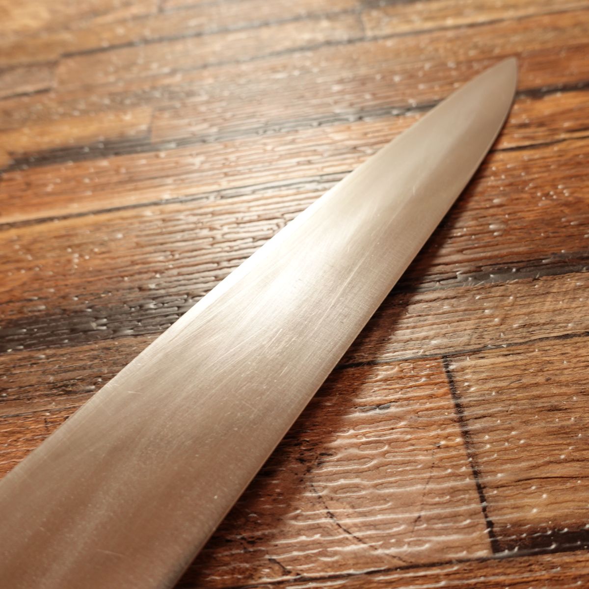 Fujitora Sujihiki, Sharpened, Stainless Steel Gyuto, 9:1 Bevel, Tojiro