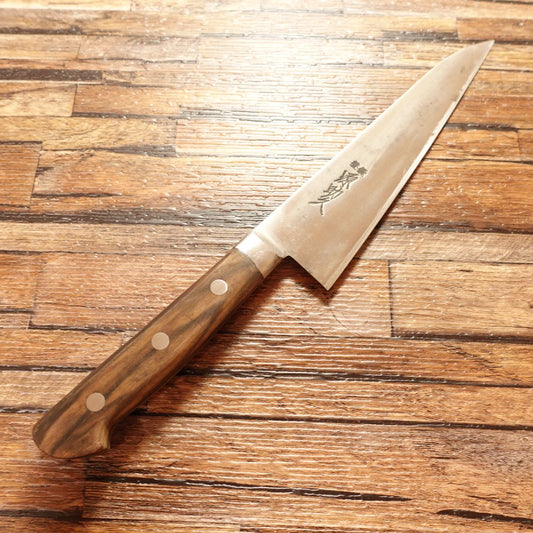 Minamoto Sukehisa Gyuto, Sharpened, All-Purpose Knife, Straight Edge, Also Usable as a Honesuki