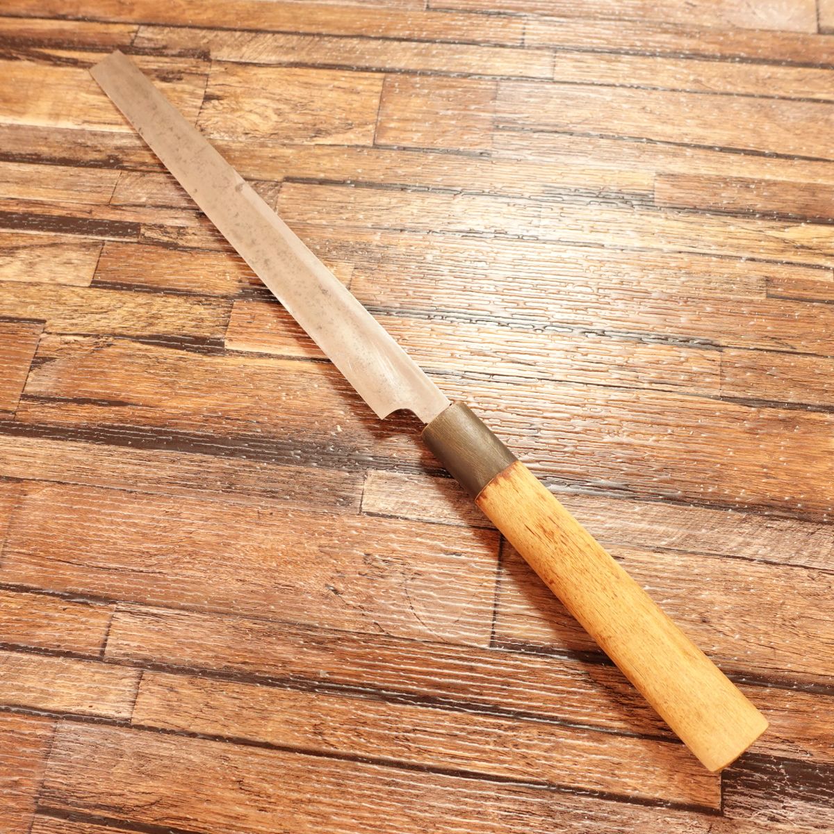 Kiya Tako-hiki Knife, Sharpened, Sashimi Knife, Idzutsuki Kiya, Water Buffalo Horn Handle