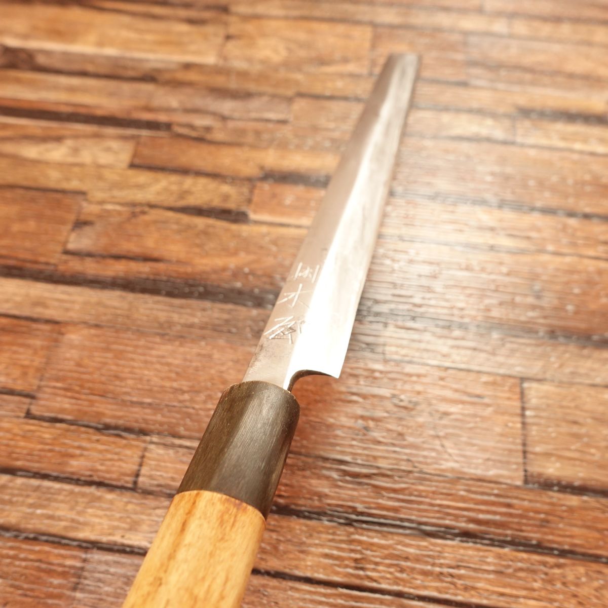 Kiya Tako-hiki Knife, Sharpened, Sashimi Knife, Idzutsuki Kiya, Water Buffalo Horn Handle