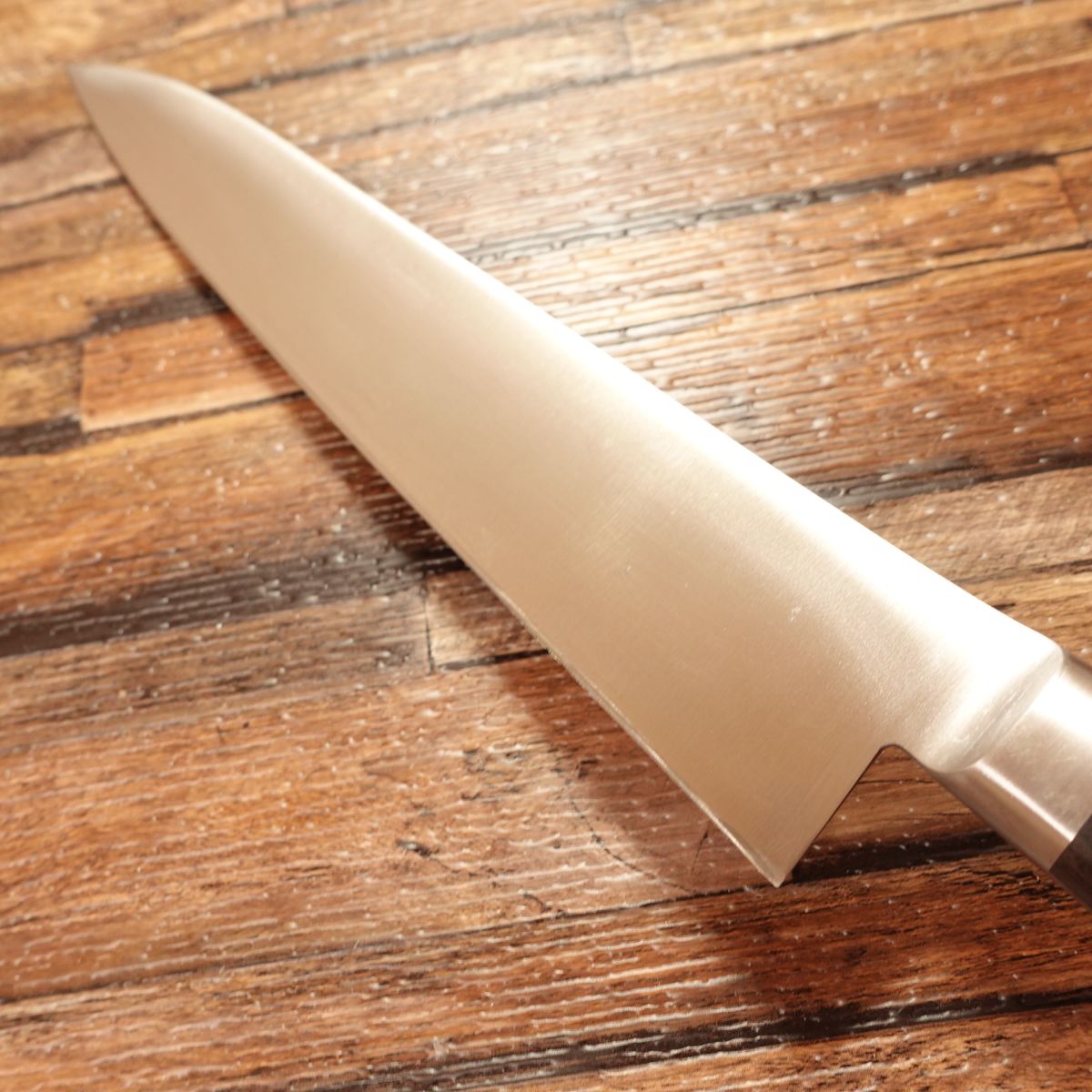 Minamoto Masatsugu Gyuto, Sharpened, All-purpose Knife, Steel, Barely Used, with Wooden Sheath