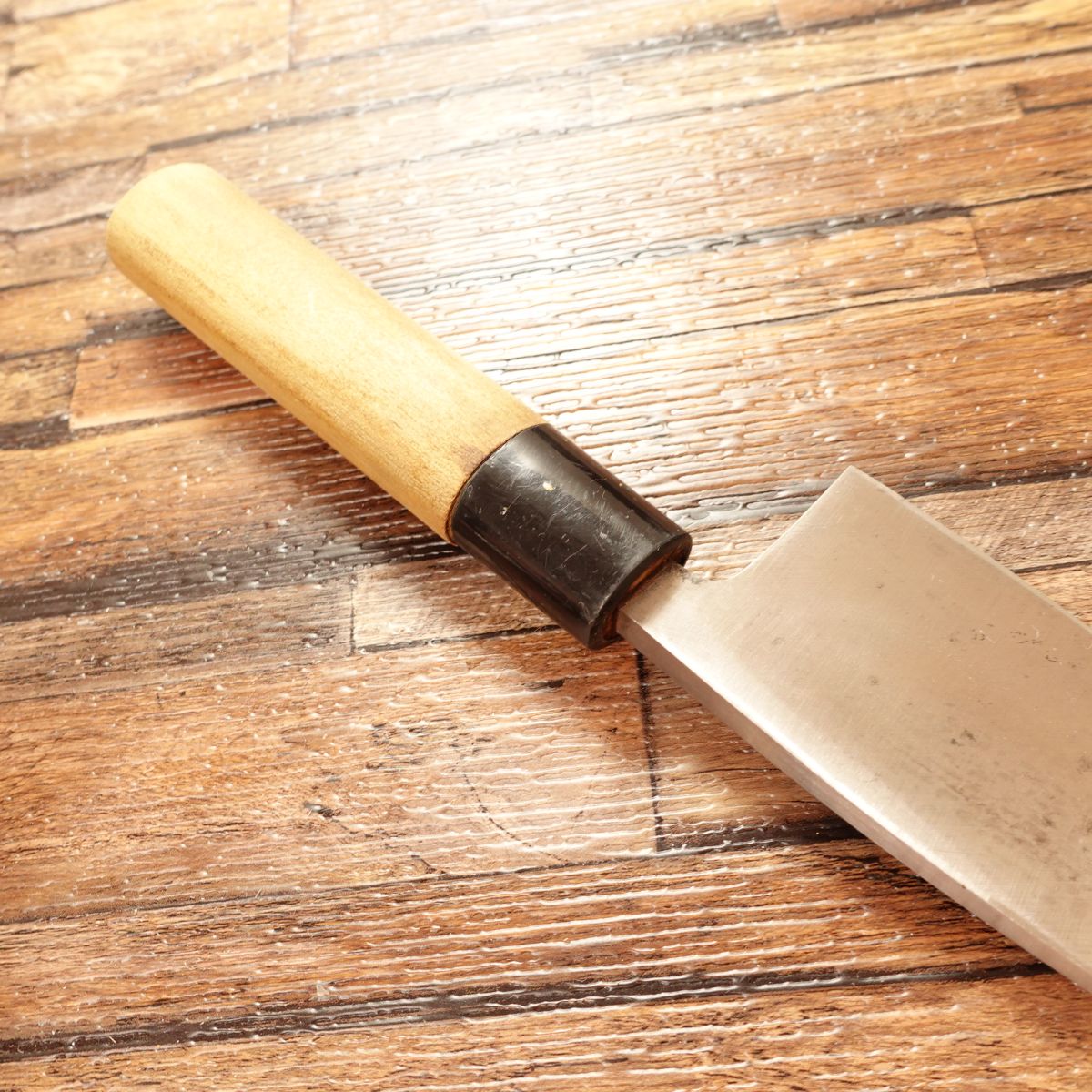 Sakai Wasaburo Deba Knife, Sharpened, Aji-kiri, Small Deba Knife, with Sakai Traditional Blades Quality Assurance Seal