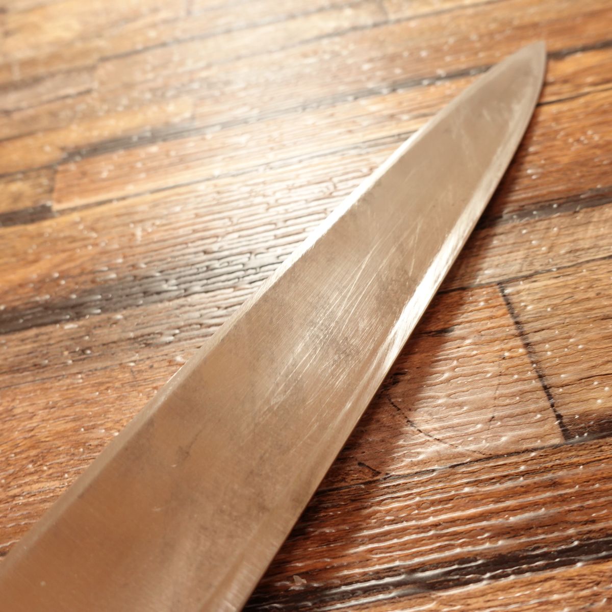 Sugimoto Yanagiba Knife, Sharpened, Buffalo Horn Handle, Sashimi Knife, 300mm, Shimousa Province