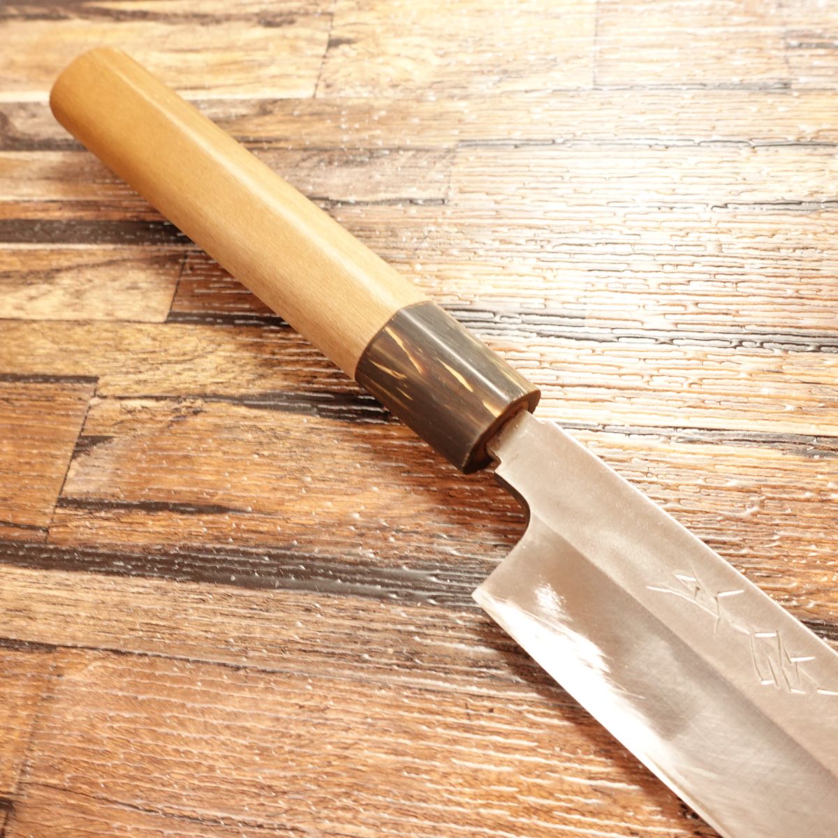 Sugimoto Yanagiba Knife, Sharpened, Buffalo Horn Handle, Sashimi Knife, 300mm, Shimousa Province