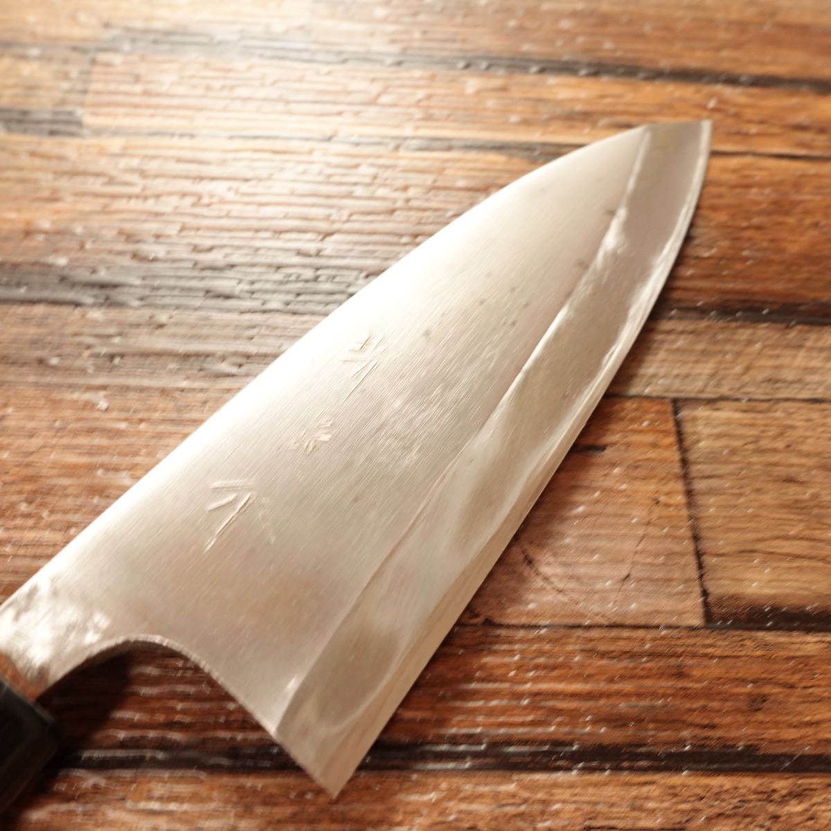 Sakai Keisuke Deba Knife, Sharpened, Small Deba Knife, Sakai Blades Sticker Attached