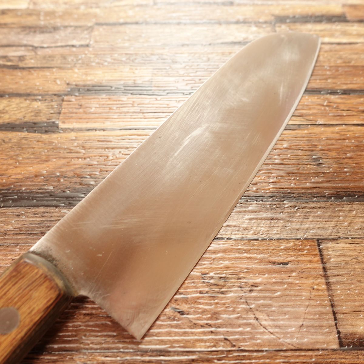 Masahiro Santoku Knife, Sharpened, All-Purpose Knife, Very Thin, Lightweight, Stainless Steel