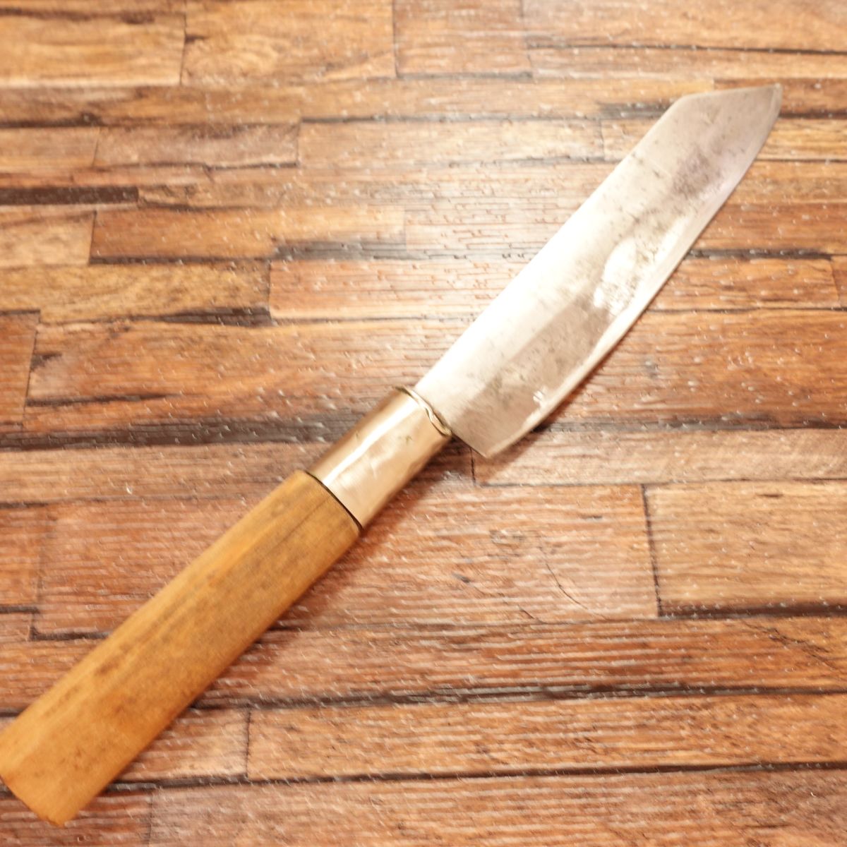 Sakai Takeshige Bunka Knife, Sharpened, Santoku, Thick Blade, Deba