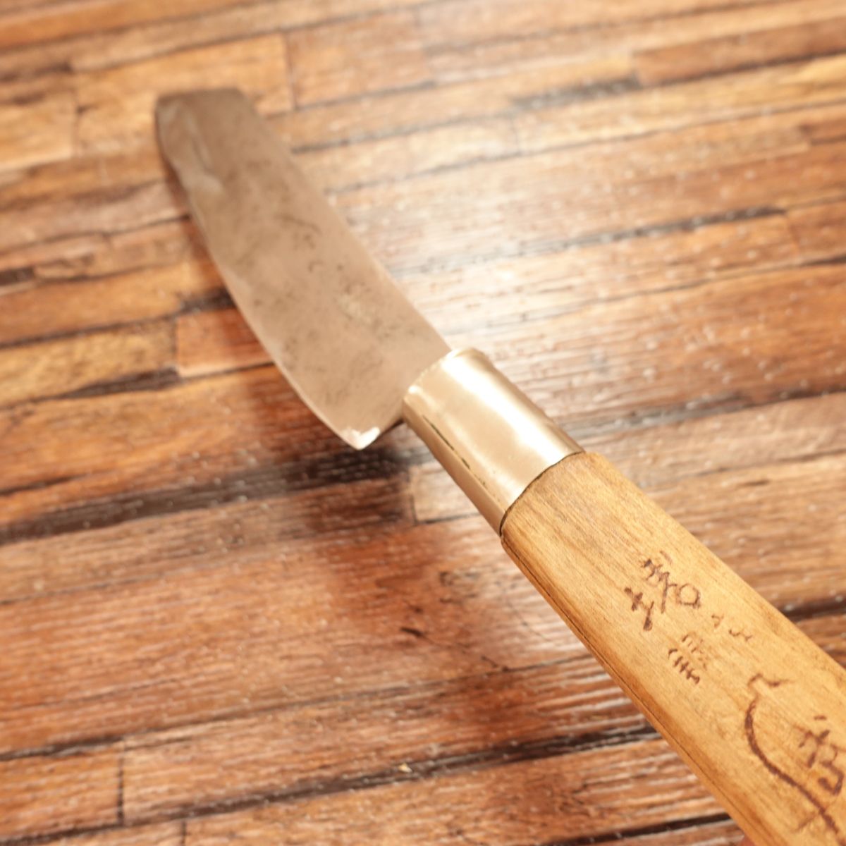 Sakai Takeshige Bunka Knife, Sharpened, Santoku, Thick Blade, Deba