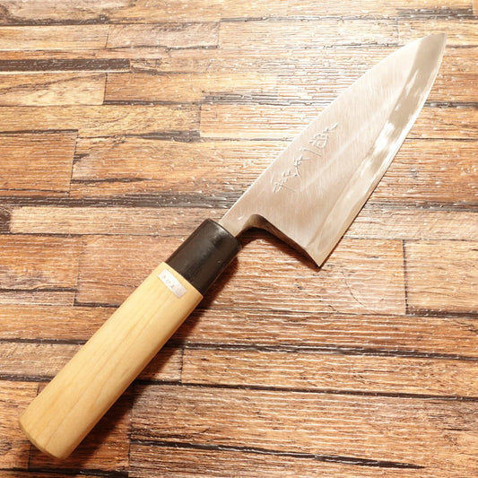 Kikuichimonji Deba Knife, Sharpened, Nearly Unused, Long-Term Storage