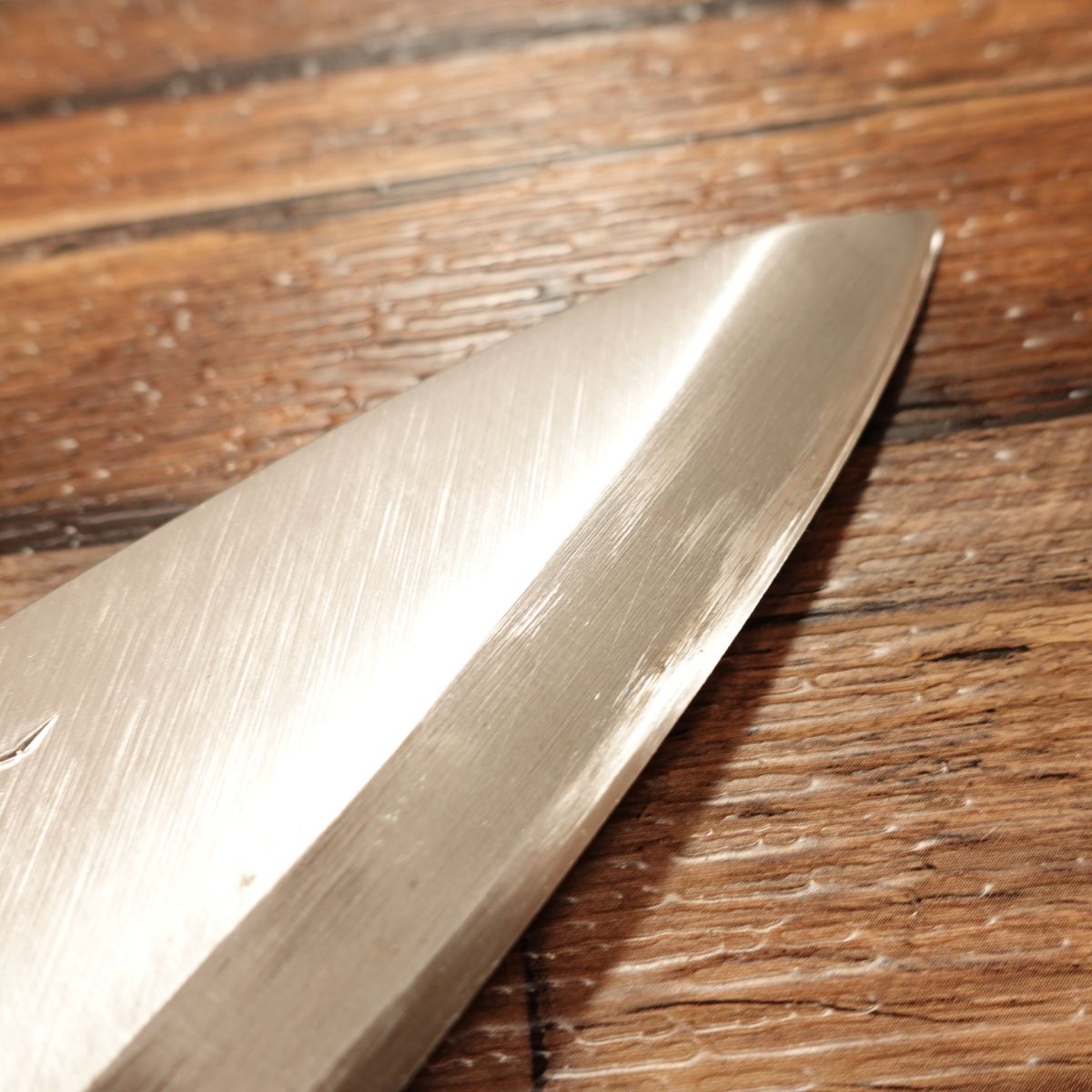 Kikuichimonji Deba Knife, Sharpened, Nearly Unused, Long-Term Storage