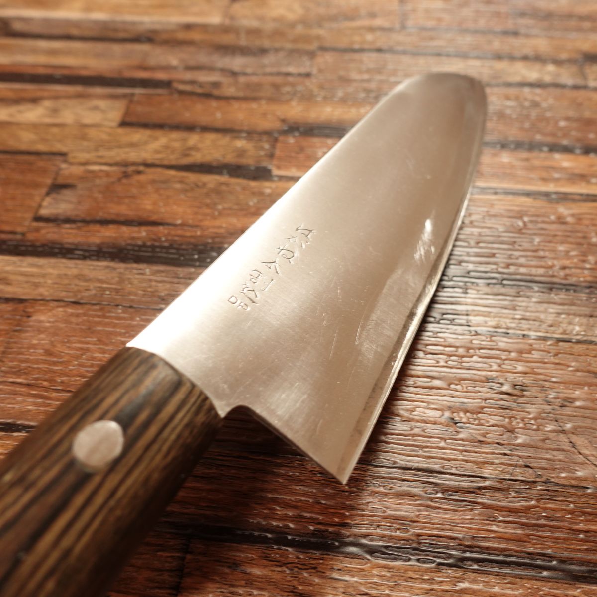 Tachikaze Santoku Knife, Sharpened, All-Purpose Knife, High-Carbon Clad Steel