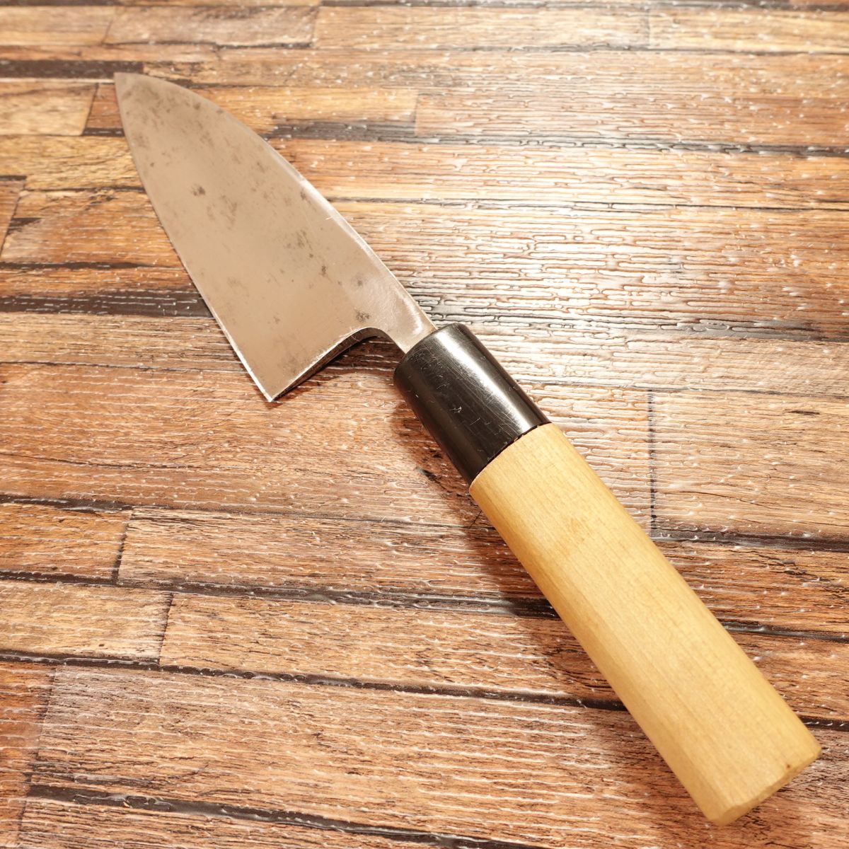 Sakai Kikutora Deba Knife, Sharpened, Small Deba, Aji Cutter