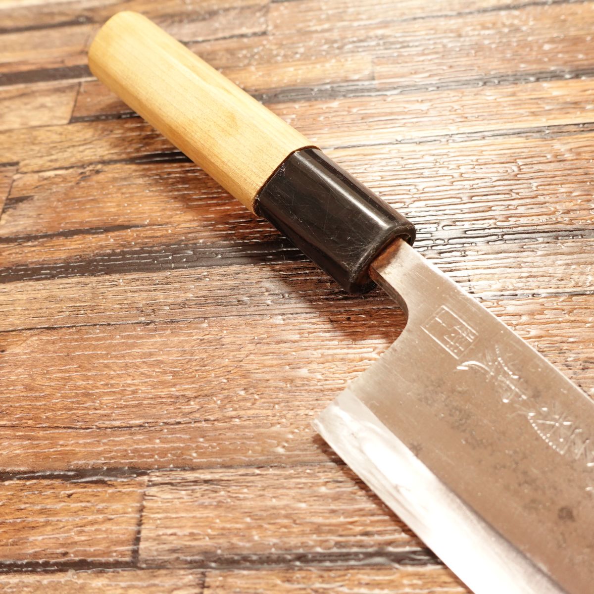 Sakai Kikutora Deba Knife, Sharpened, Small Deba, Aji Cutter