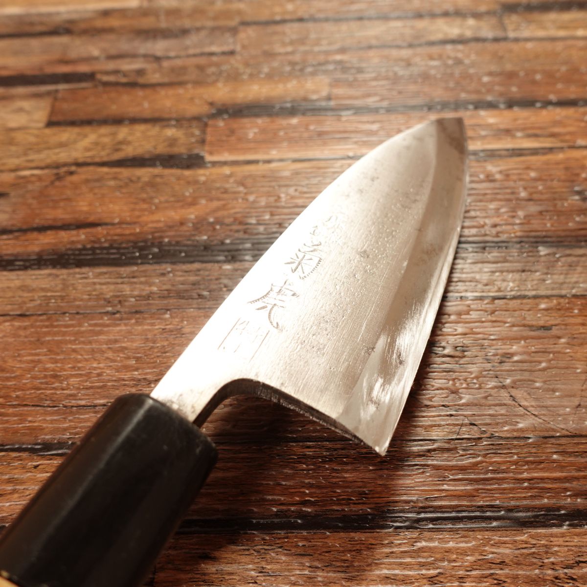 Sakai Kikutora Deba Knife, Sharpened, Small Deba, Aji Cutter