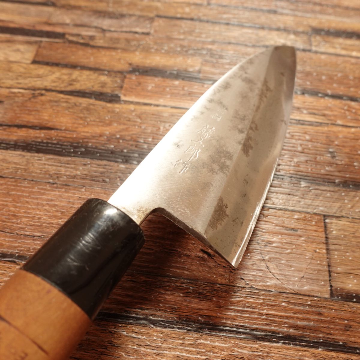 Togoro Deba Knife, Sharpened, Ai-Deba Knife, Hagane Steel