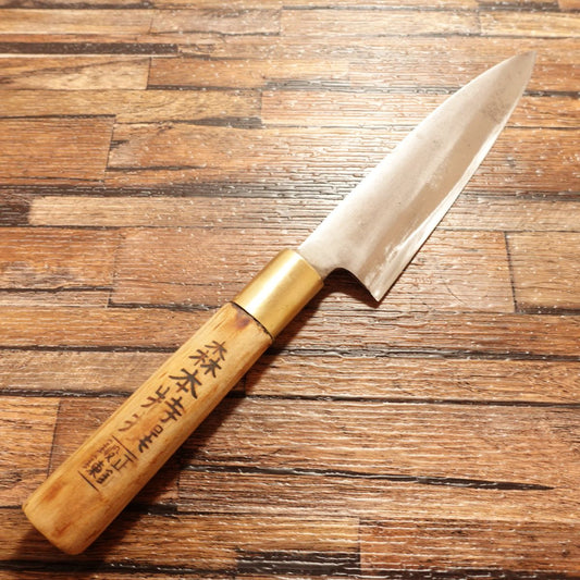 Morimoto Ai-Deba Knife, Sharpened, Morimoto Special, Single-Bevel Santoku, All-Purpose Knife