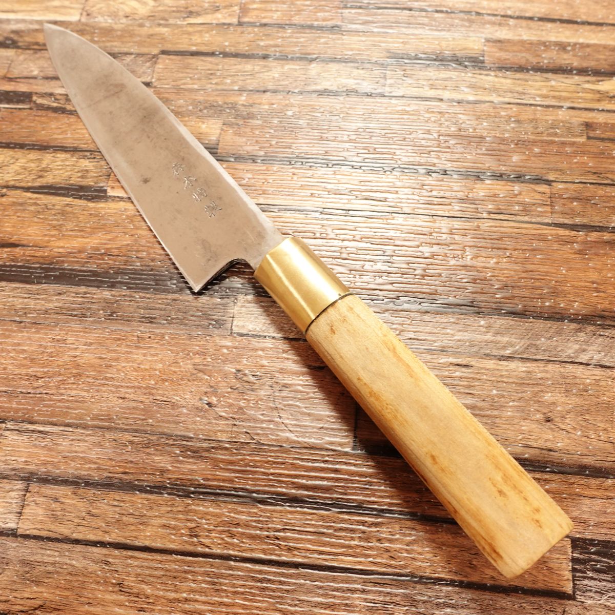 Morimoto Ai-Deba Knife, Sharpened, Morimoto Special, Single-Bevel Santoku, All-Purpose Knife