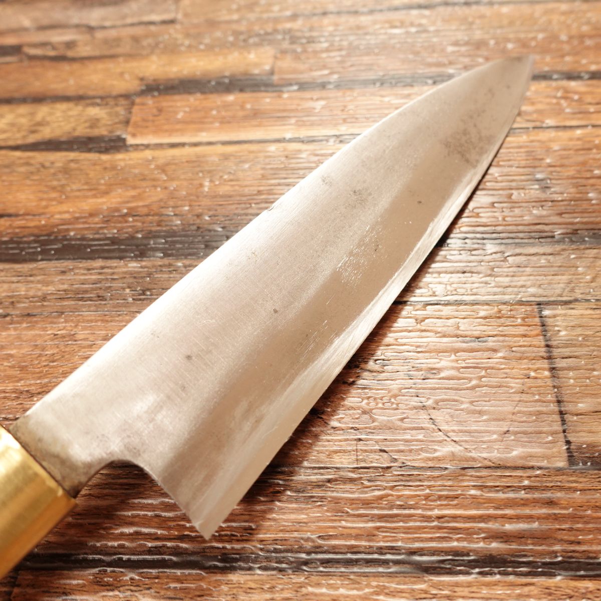 Morimoto Ai-Deba Knife, Sharpened, Morimoto Special, Single-Bevel Santoku, All-Purpose Knife